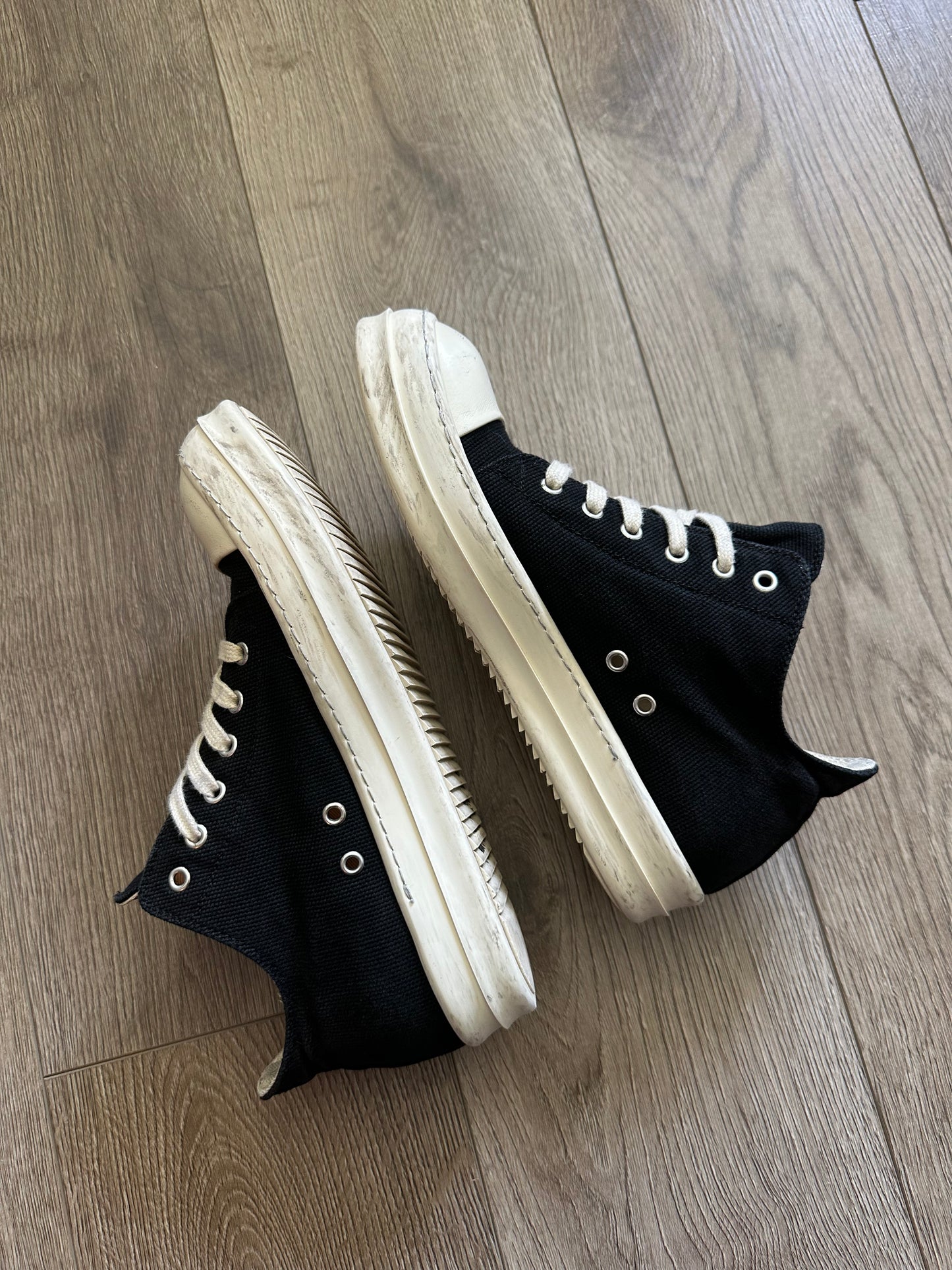 Rick Owens DRKSHDW Canvas Ramones