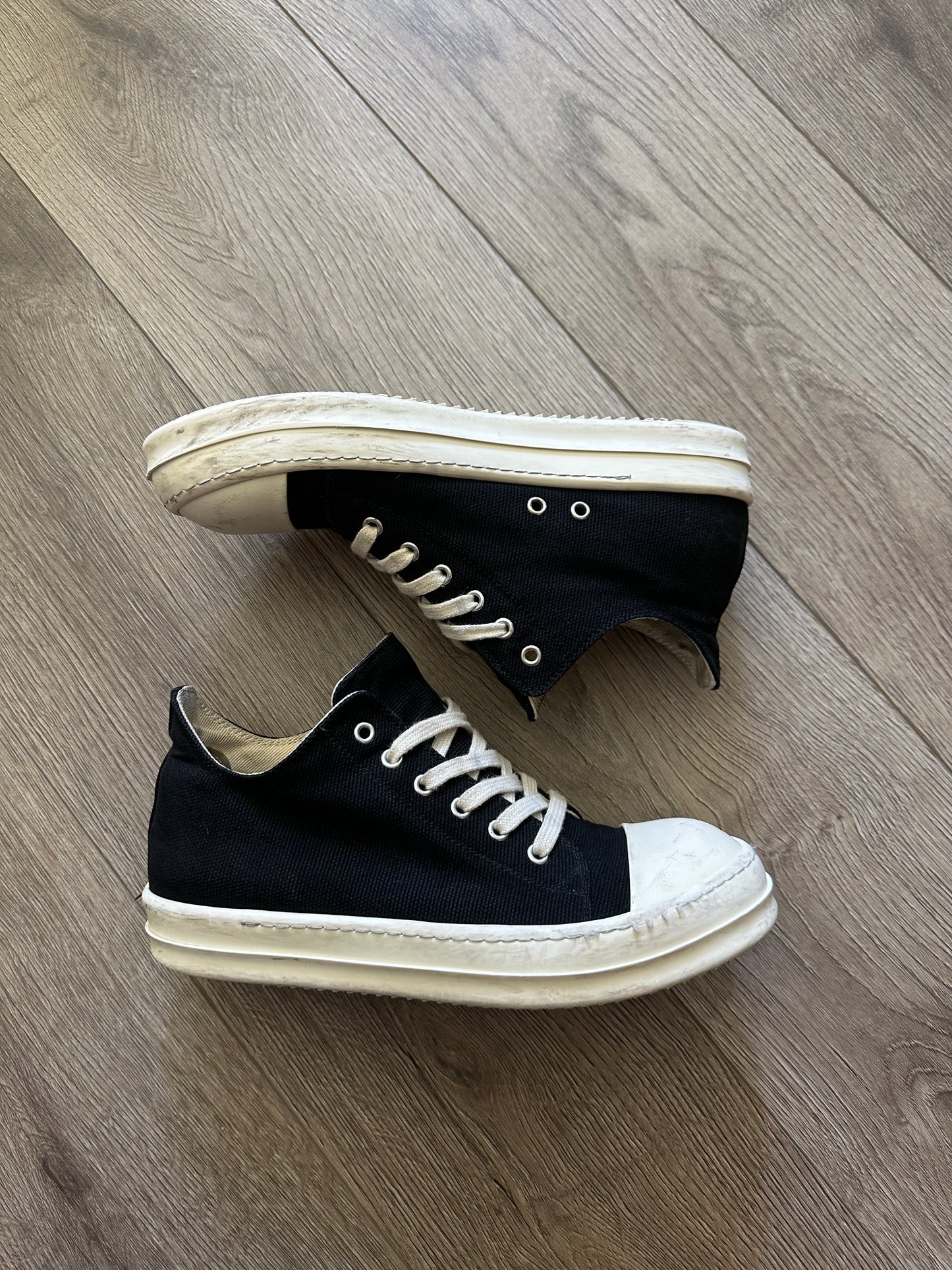 Rick Owens DRKSHDW Canvas Ramones