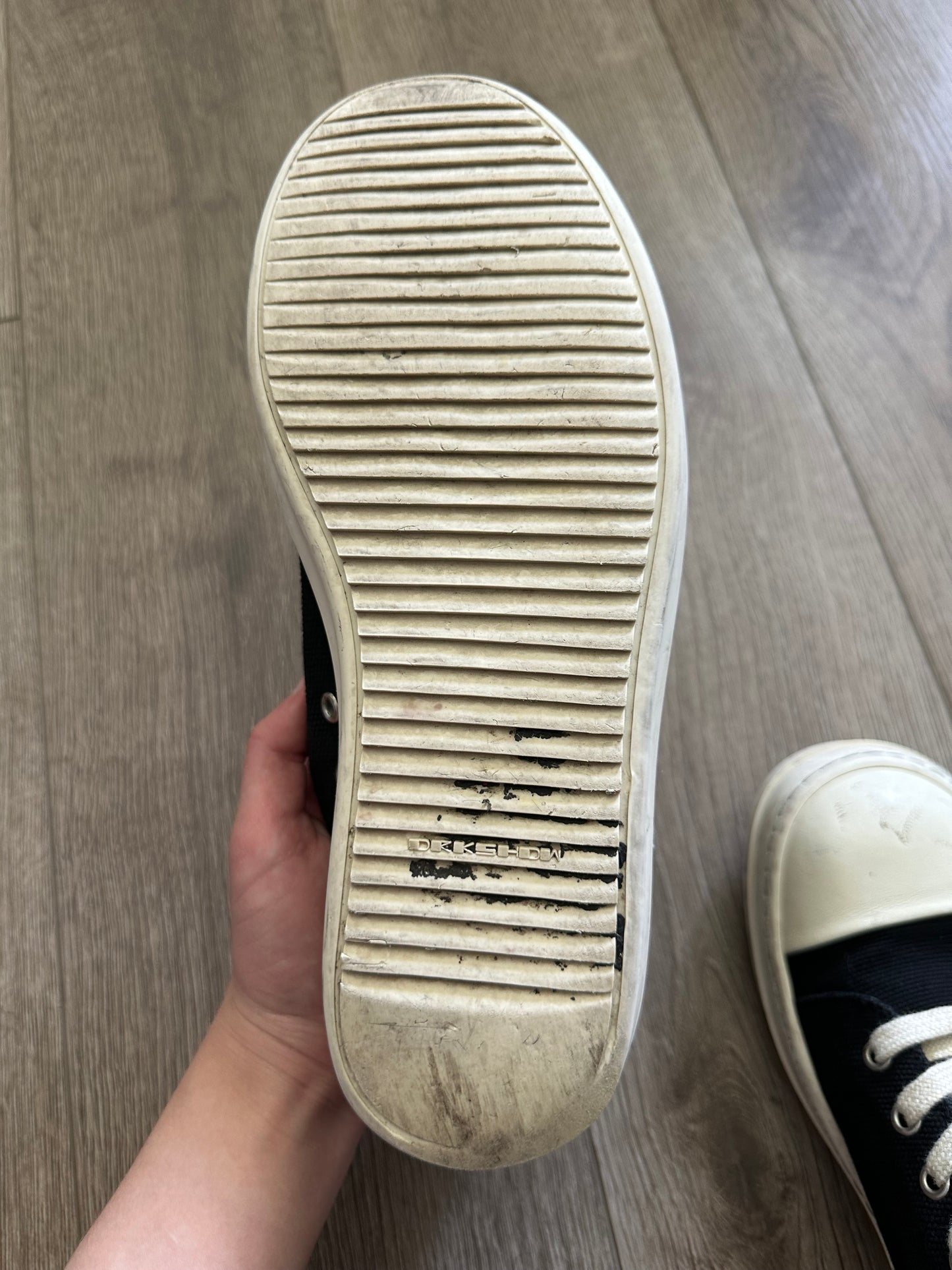 Rick Owens DRKSHDW Canvas Ramones