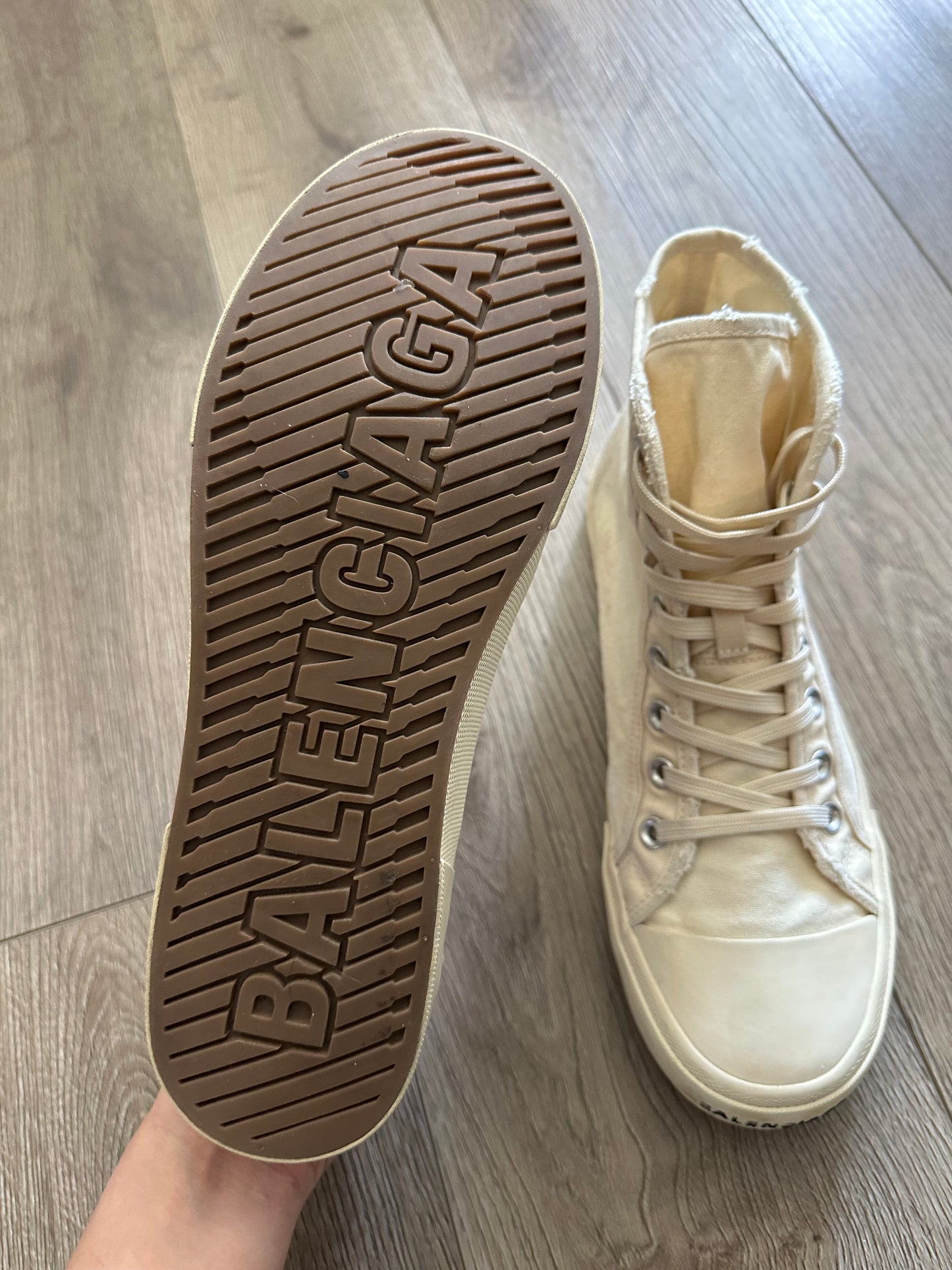 Balenciaga Paris Destroyed High Top