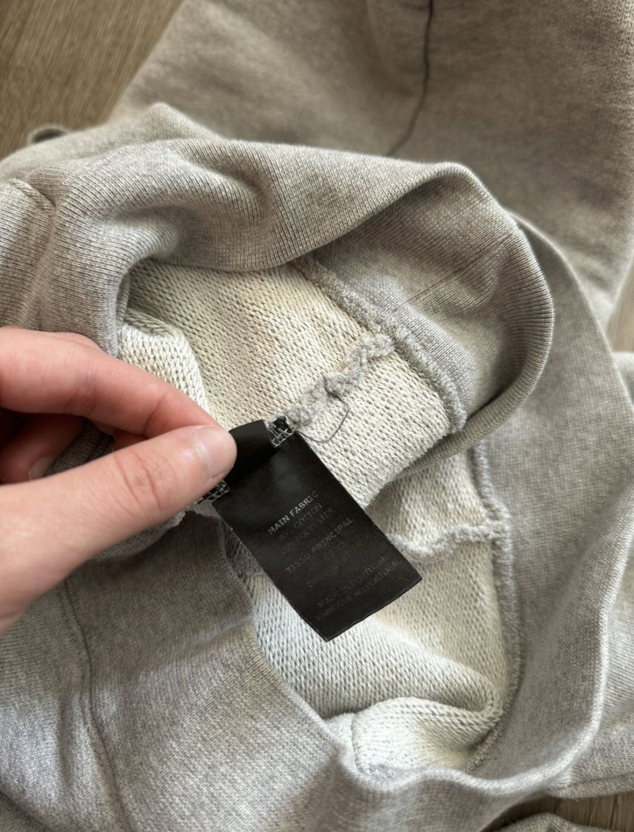 Vetements AW18 Misplaced Logo Hoodie