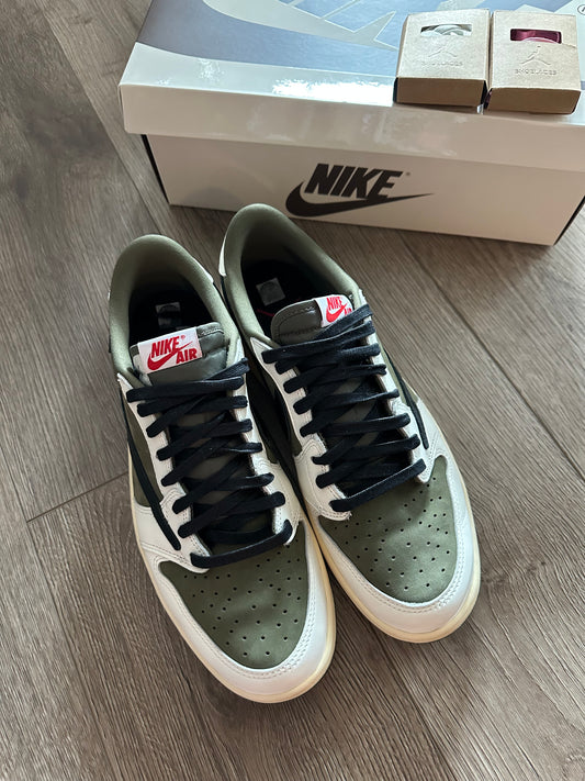 Travis Scott Medium Olive Jordan 1 Low