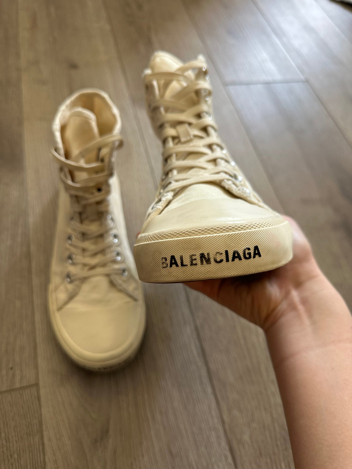 Balenciaga Paris Destroyed High Top