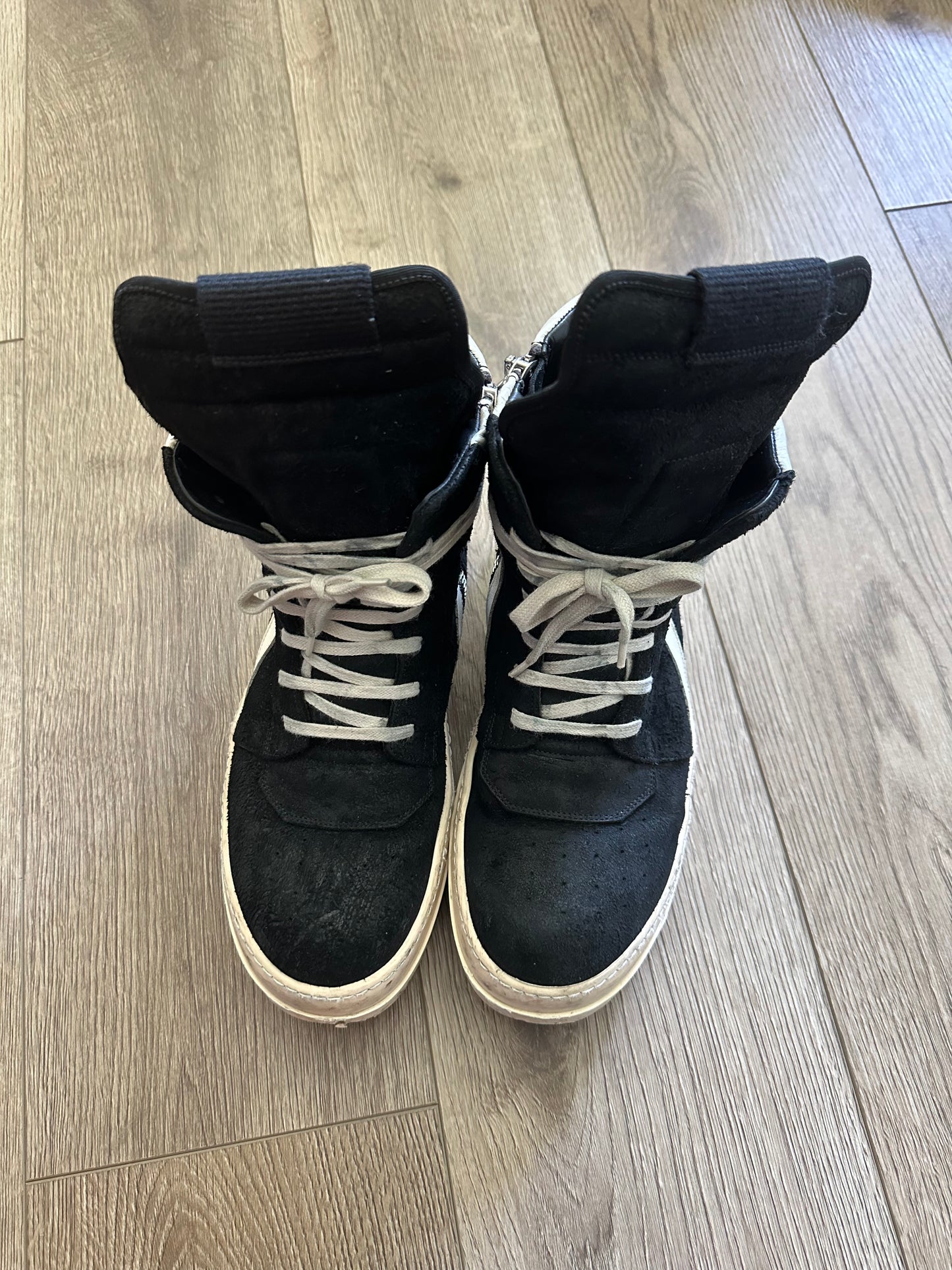 Rick Owens Suede Geobasket