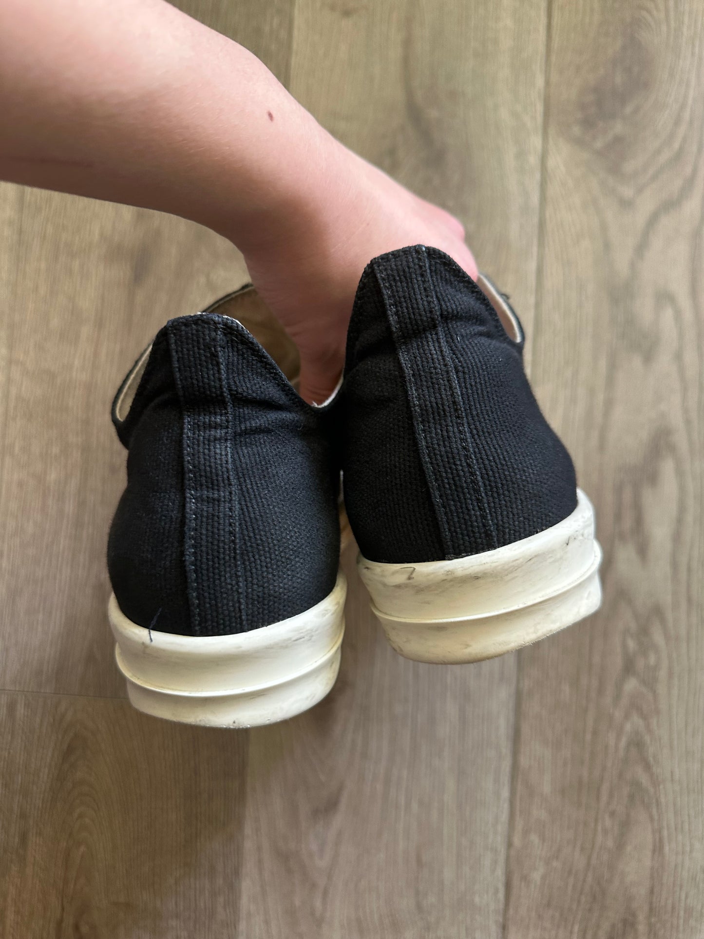 Rick Owens DRKSHDW Canvas Ramones