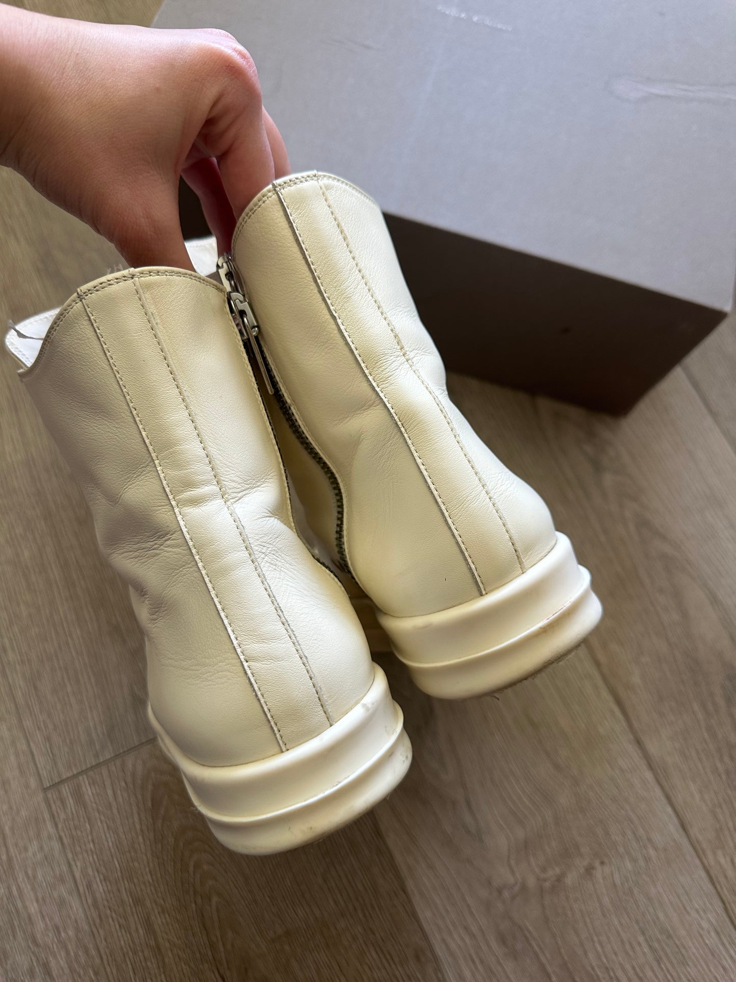 Rick Owens Off-White High Ramones