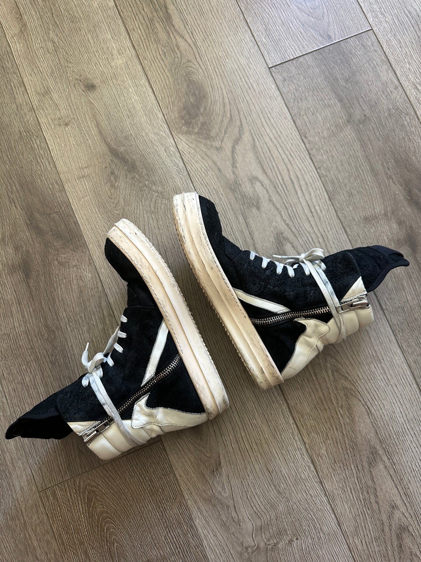 Rick Owens Suede Geobasket