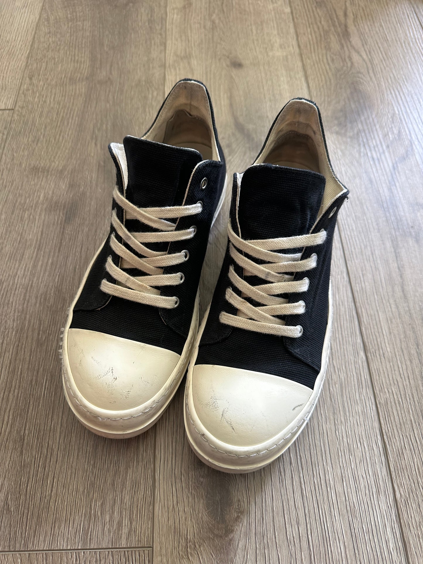 Rick Owens DRKSHDW Canvas Ramones