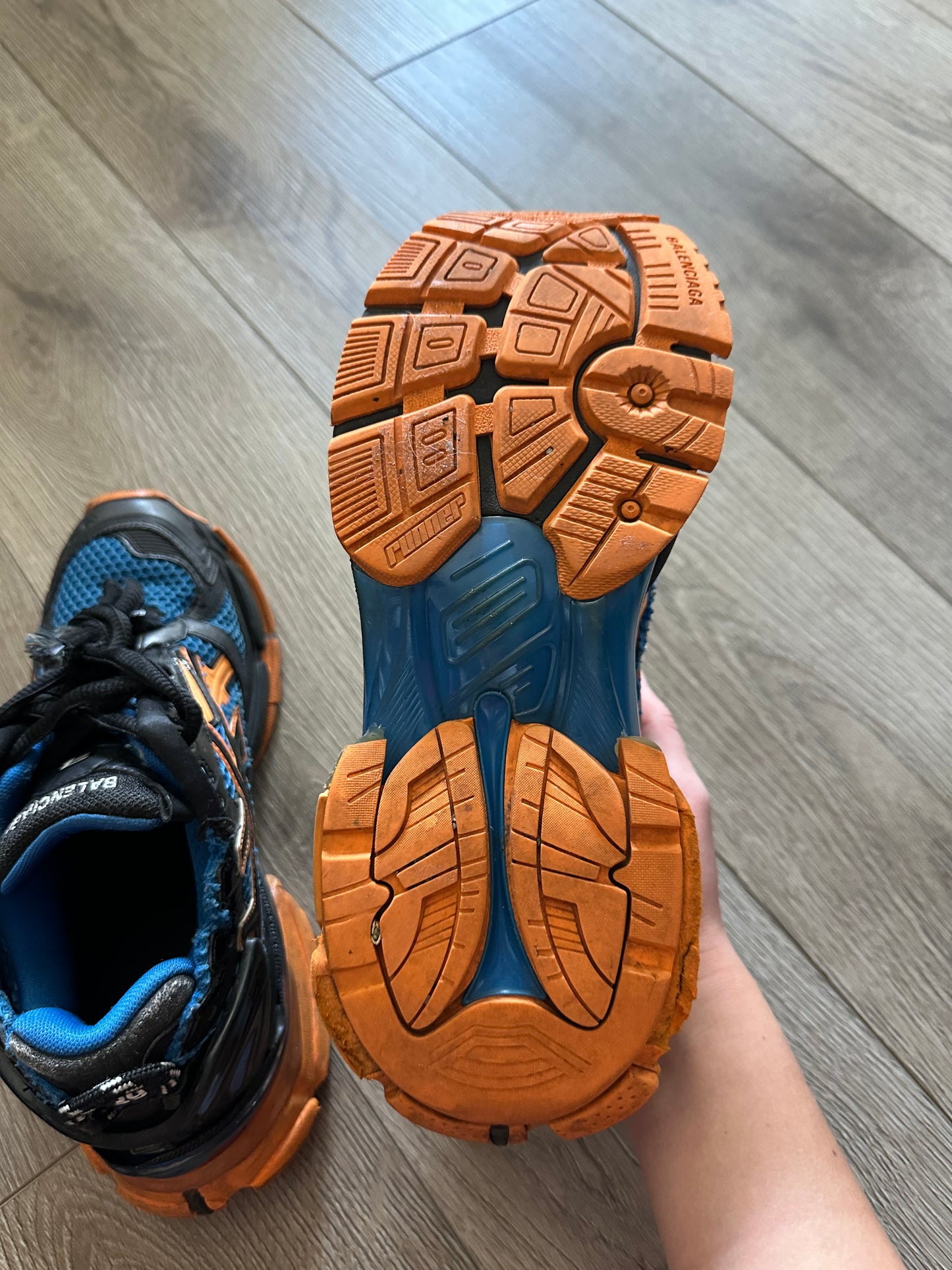 Balenciaga Orange Blue Runners