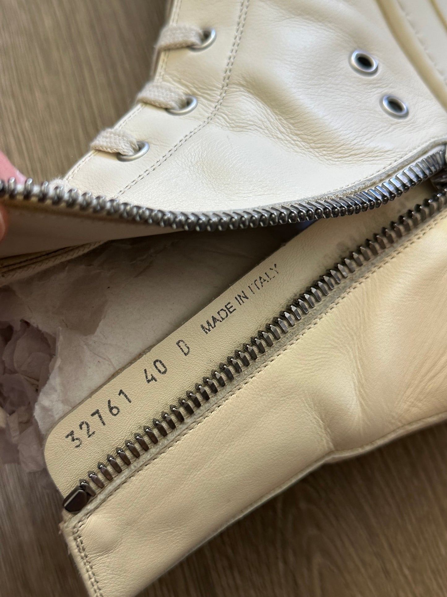 Rick Owens Off-White High Ramones