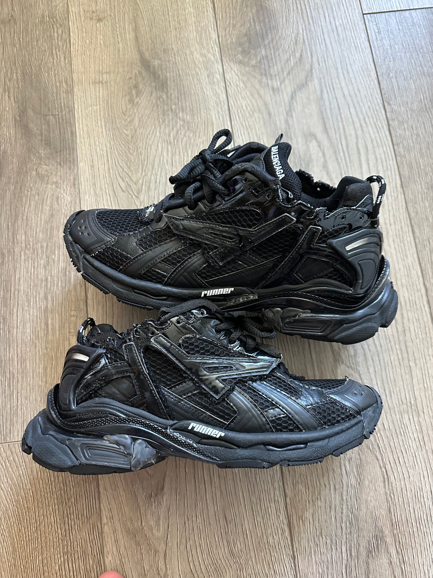 Balenciaga Black Runners
