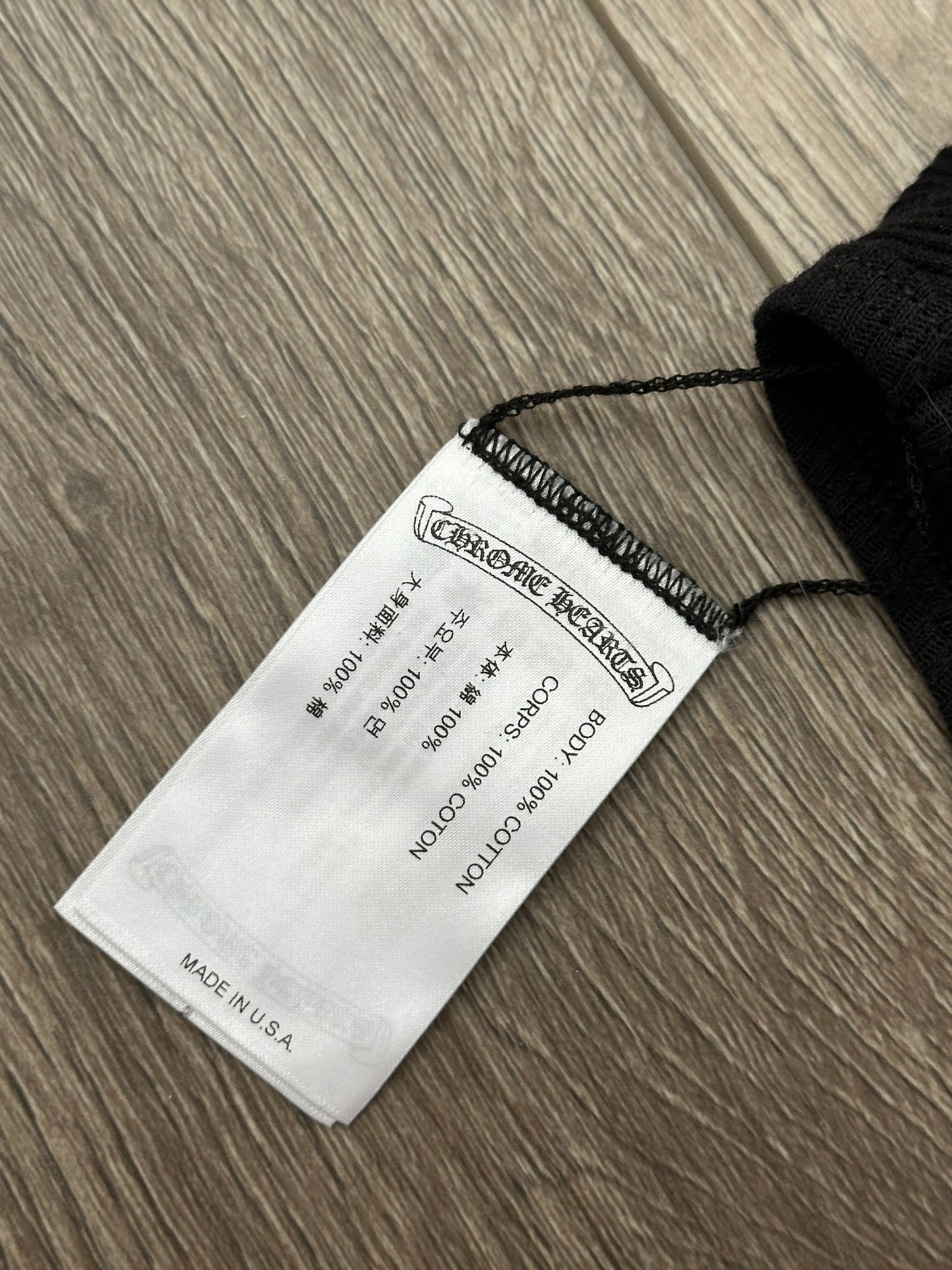 Chrome Hearts Tank Top Black T-Bar