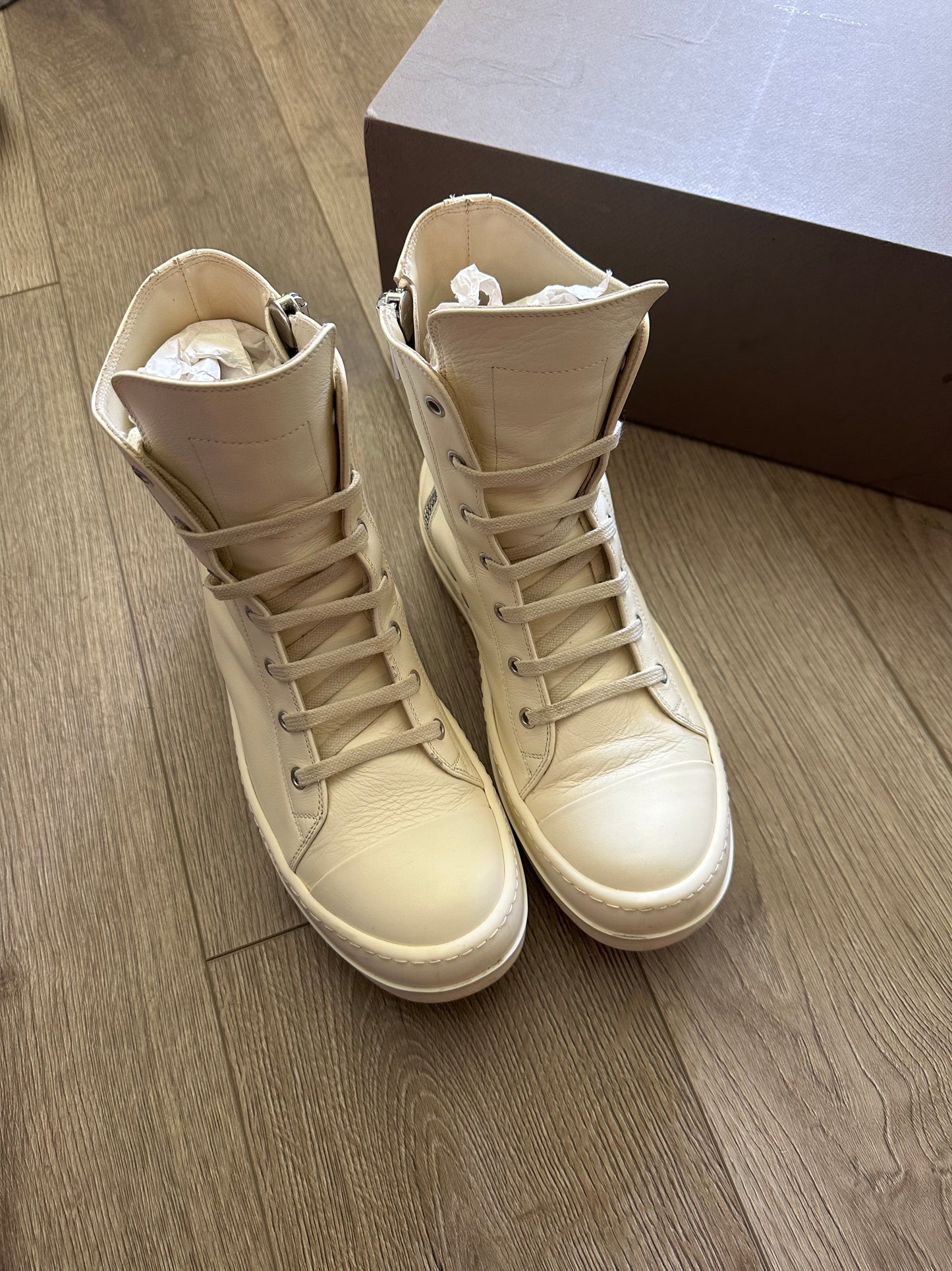 Rick Owens Off-White High Ramones