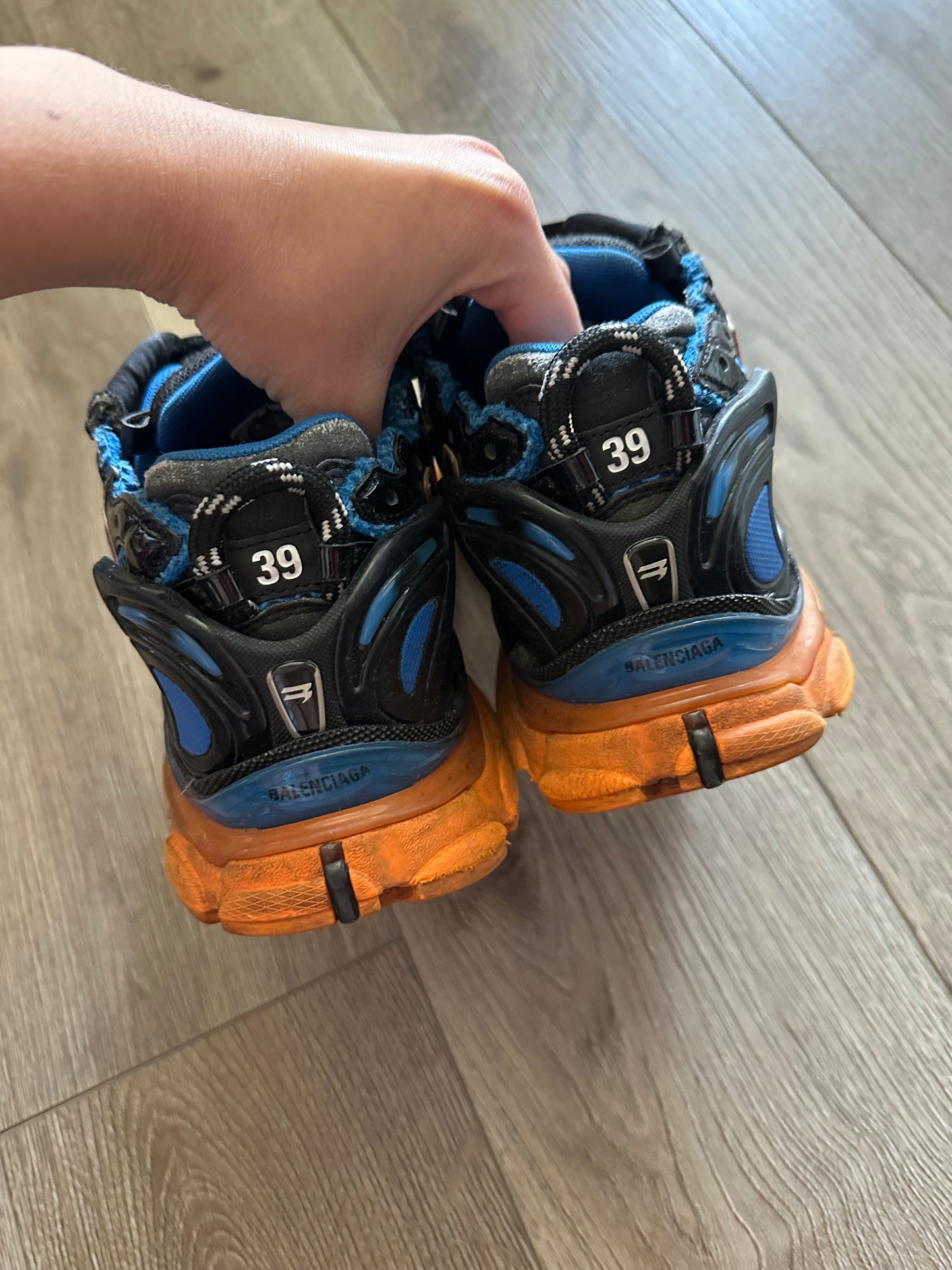 Balenciaga Orange Blue Runners