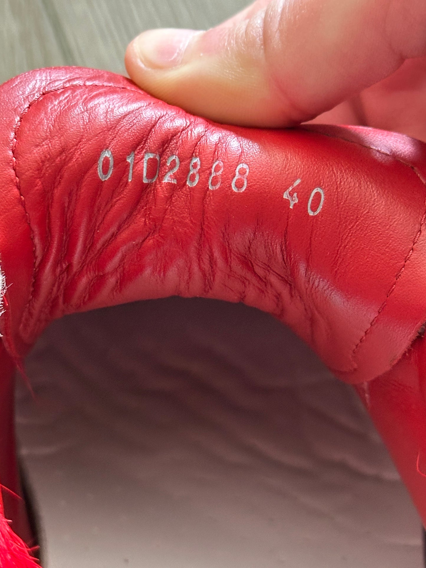 Rick Owens Pelliccia Vintage Low Cardinal Red