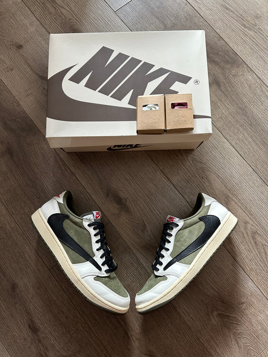 Travis Scott Medium Olive Jordan 1 Low