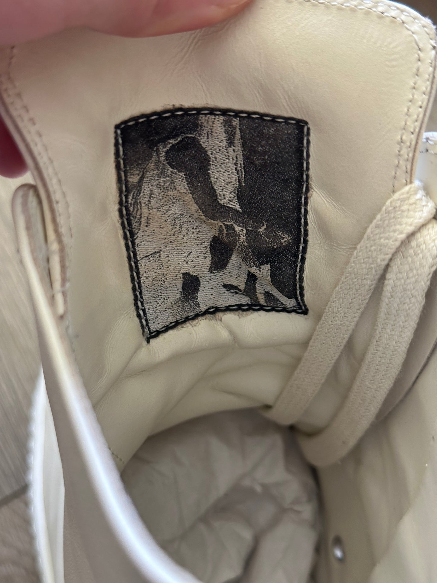 Rick Owens Off-White High Ramones