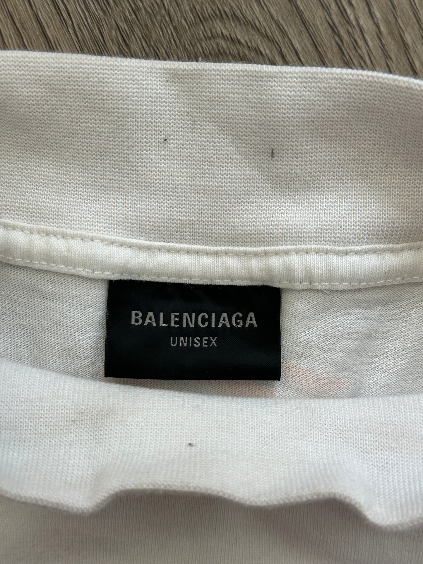 Balenciaga Top League White T-Shirt