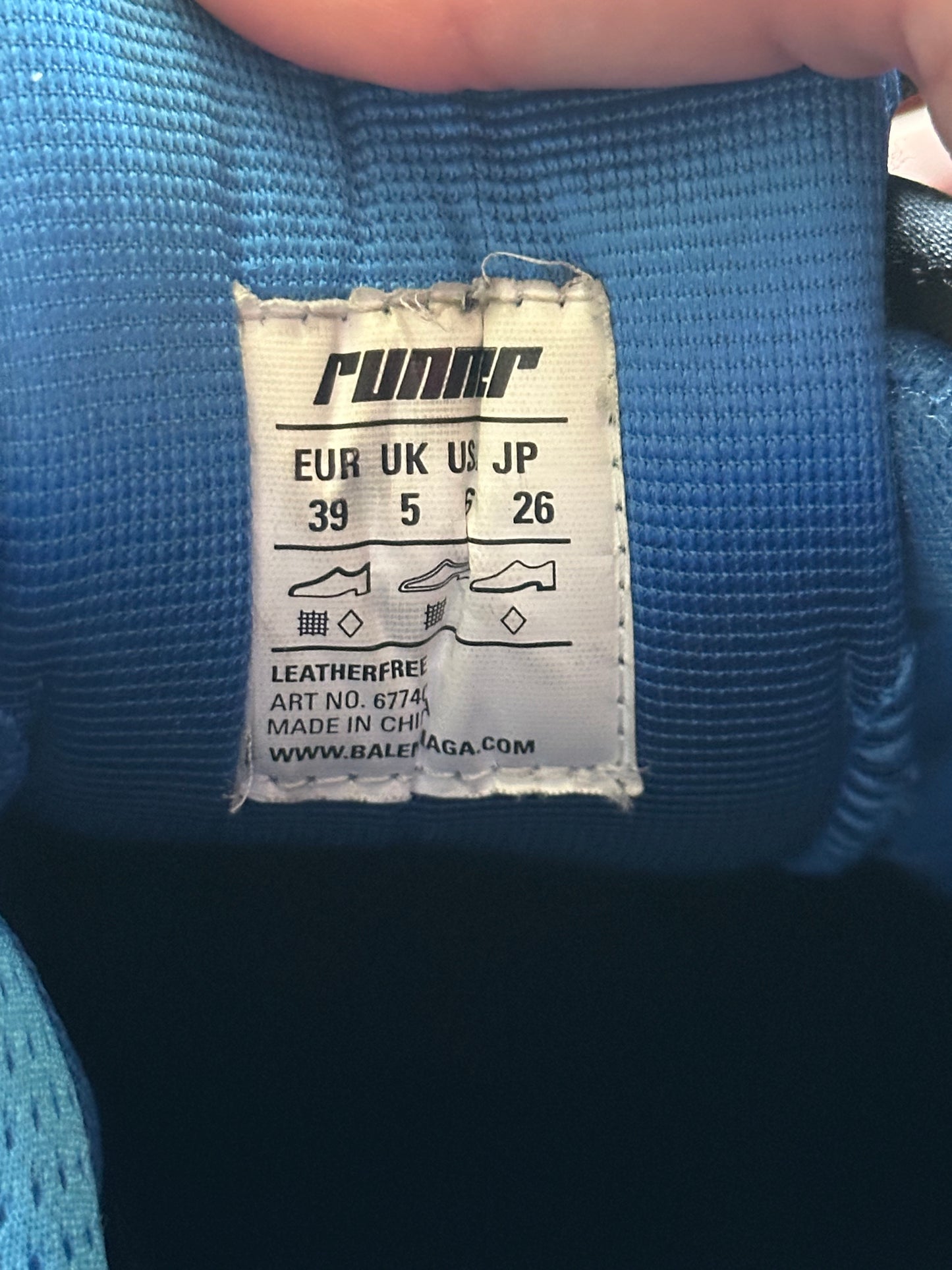 Balenciaga Orange Blue Runners