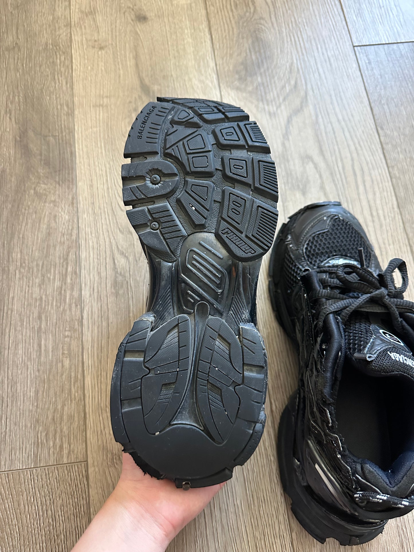 Balenciaga Black Runners