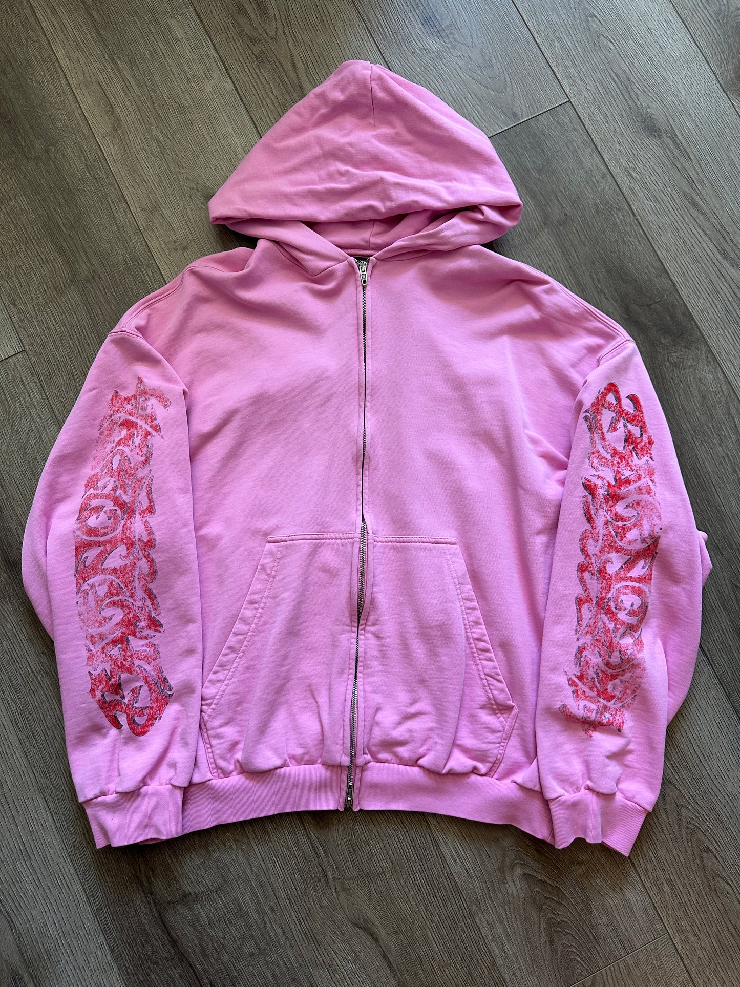 Balenciaga Pink Offshore Zip Up