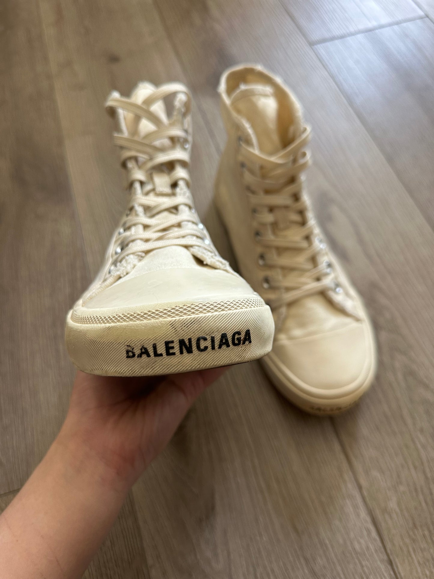 Balenciaga Paris Destroyed High Top