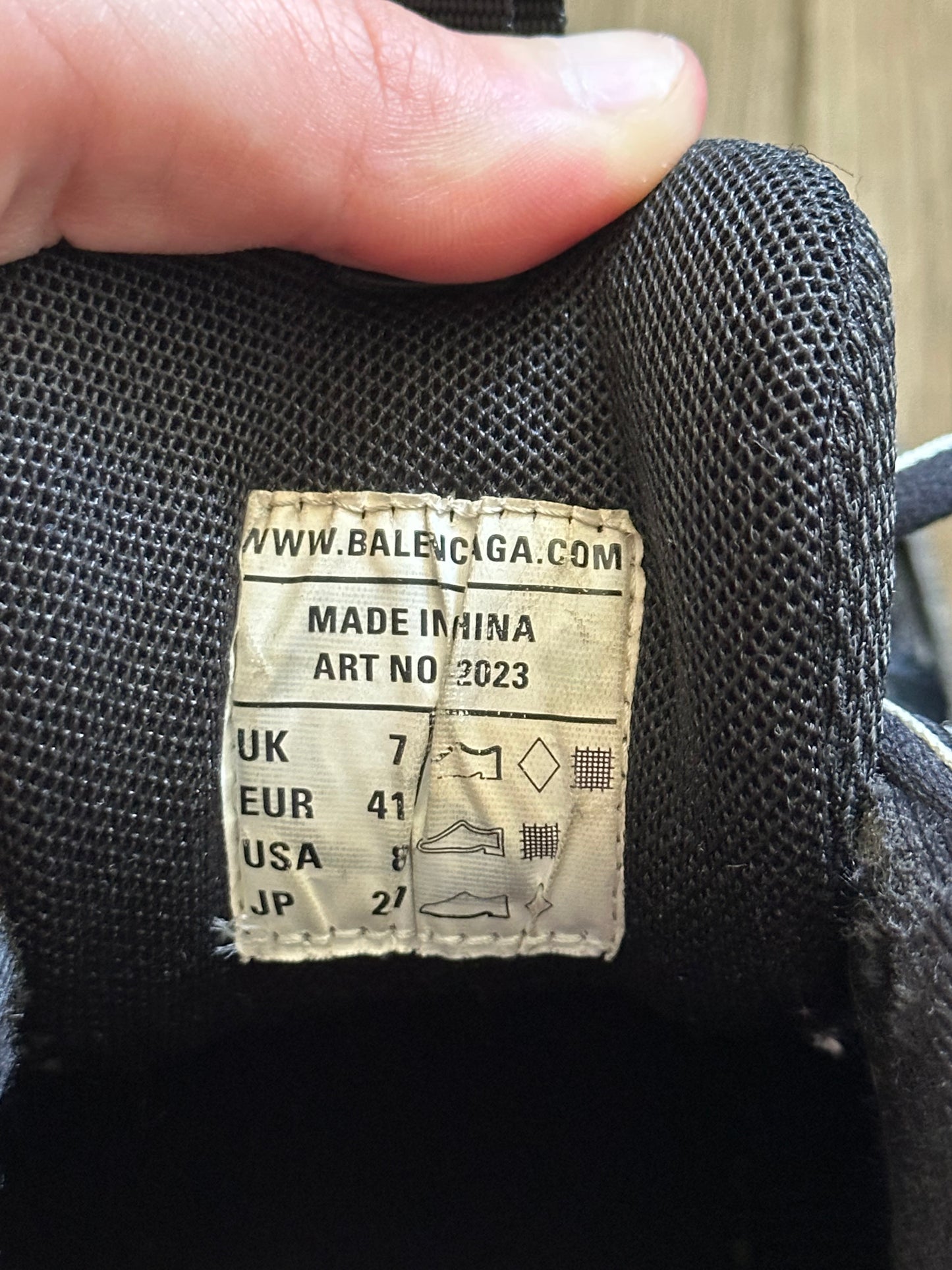 Balenciaga Black Tracks