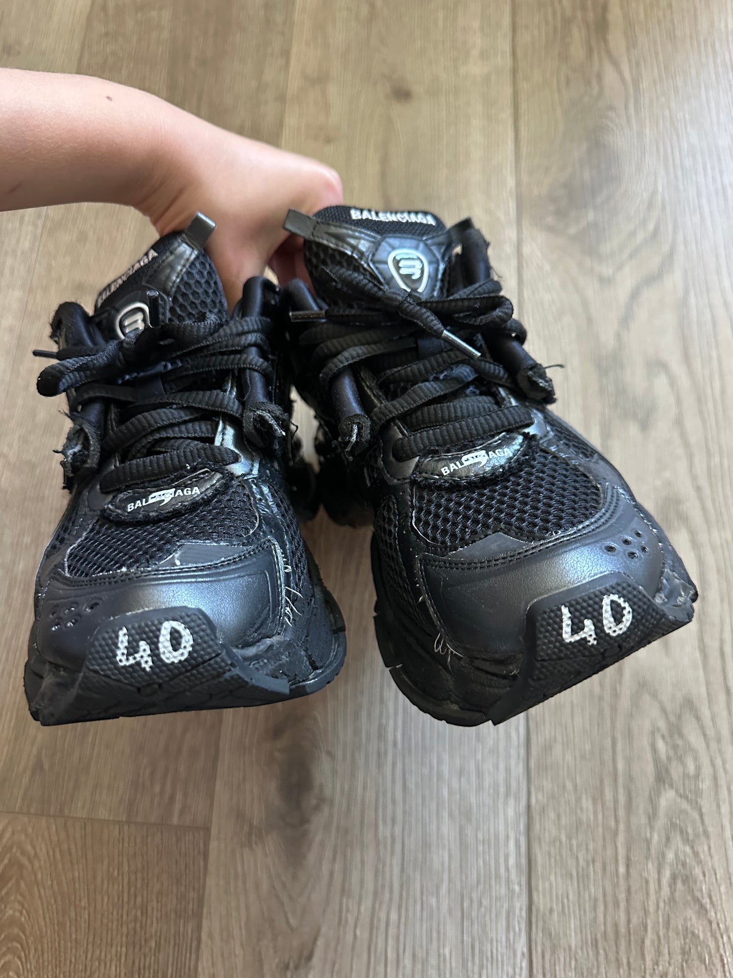 Balenciaga Black Runners