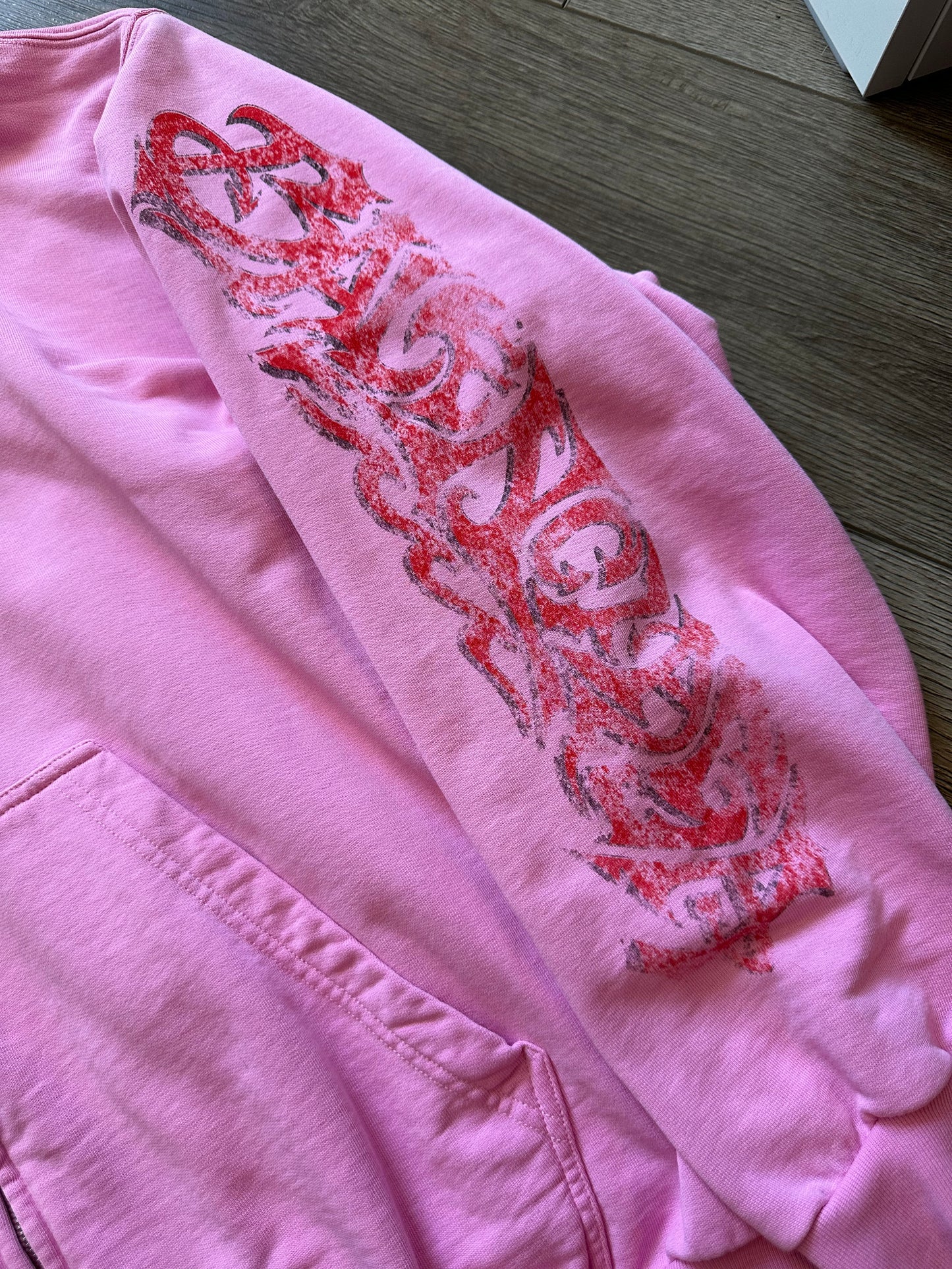 Balenciaga Pink Offshore Zip Up