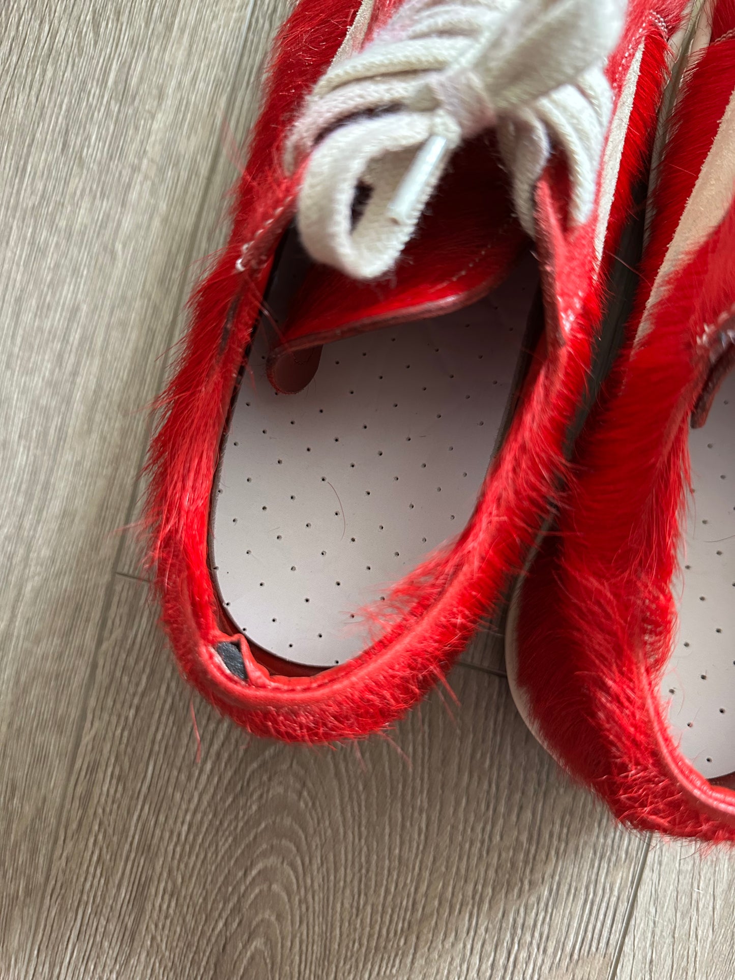 Rick Owens Pelliccia Vintage Low Cardinal Red