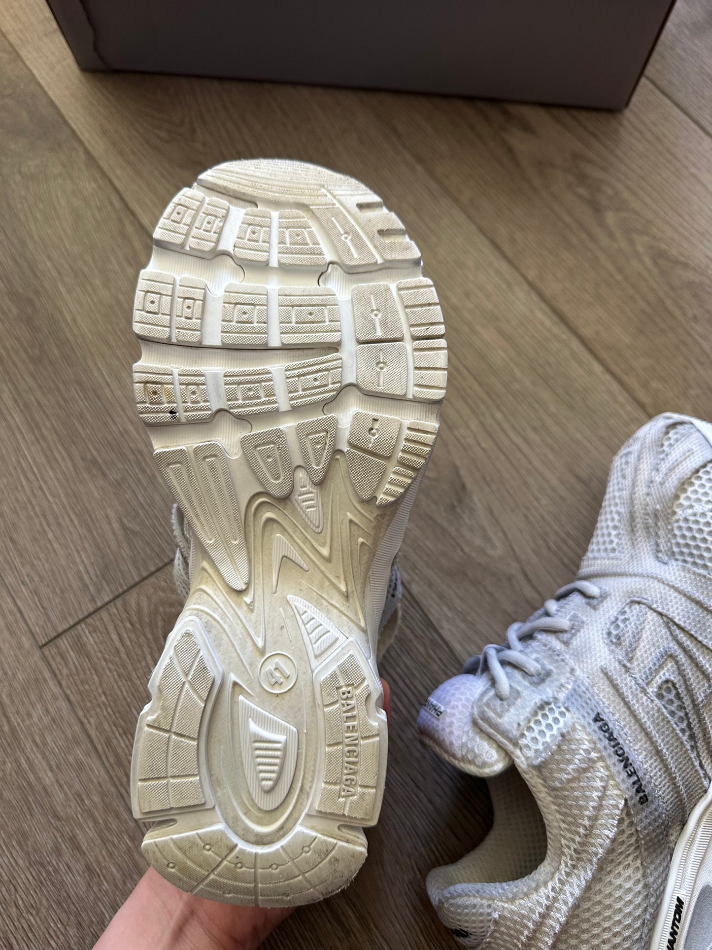 Balenciaga Phantom Washed White