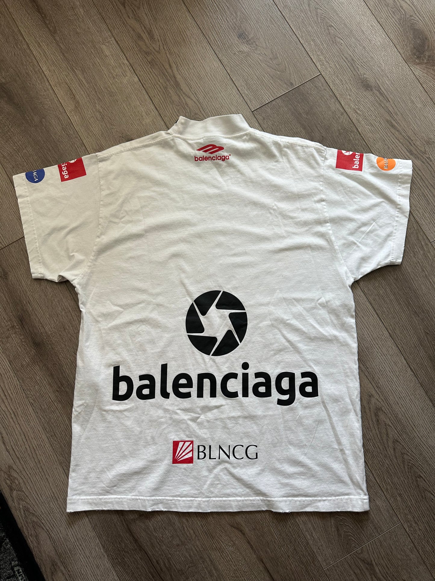 Balenciaga Top League White T-Shirt
