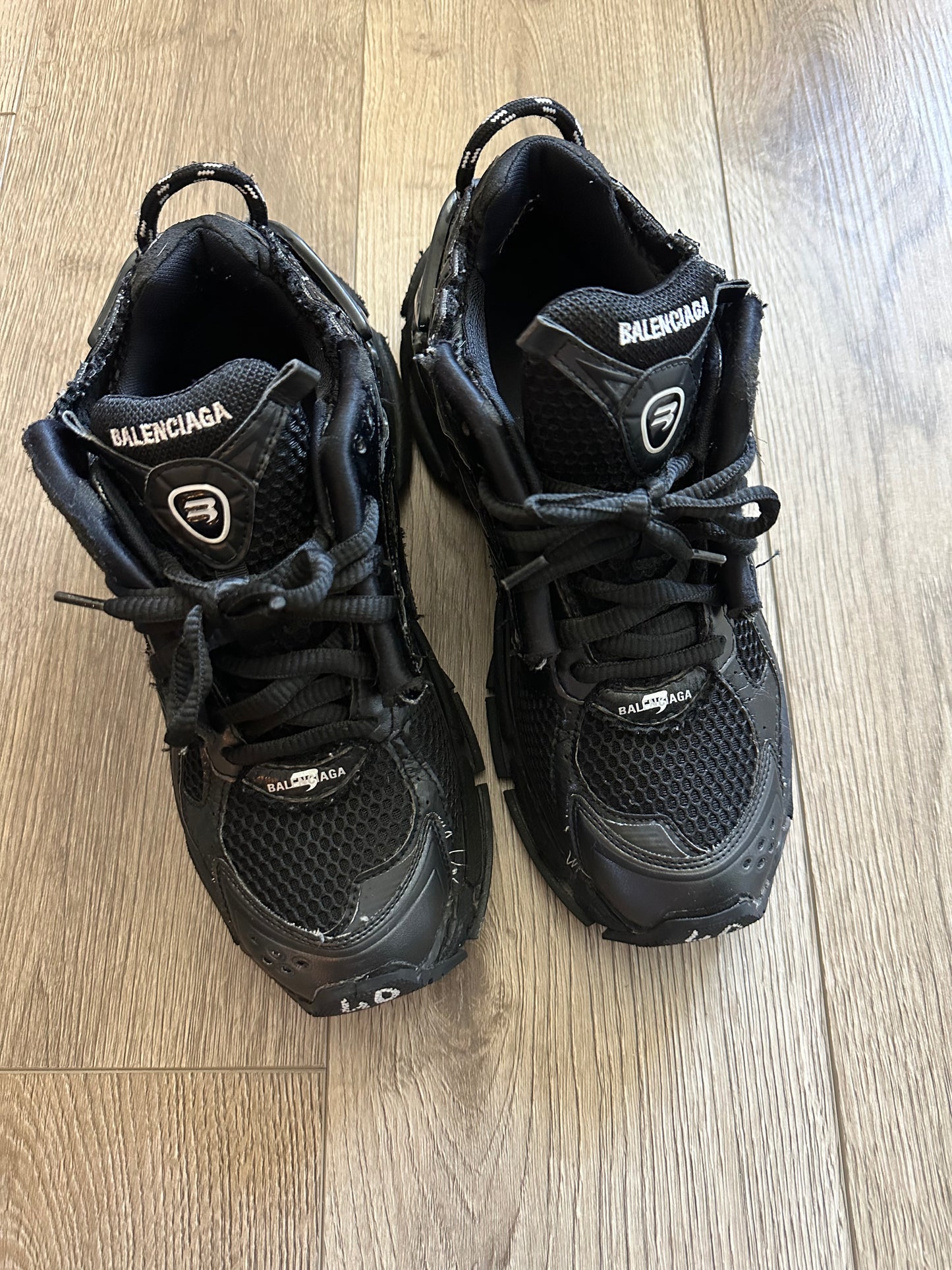 Balenciaga Black Runners
