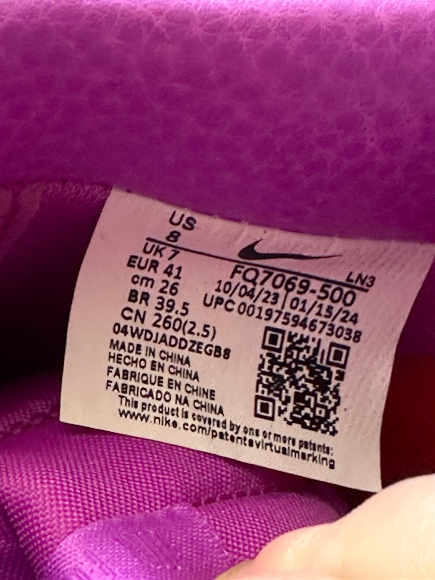 Nike Air Force 1 Low Cactus Plant Flea Market
Fuchsia Dream