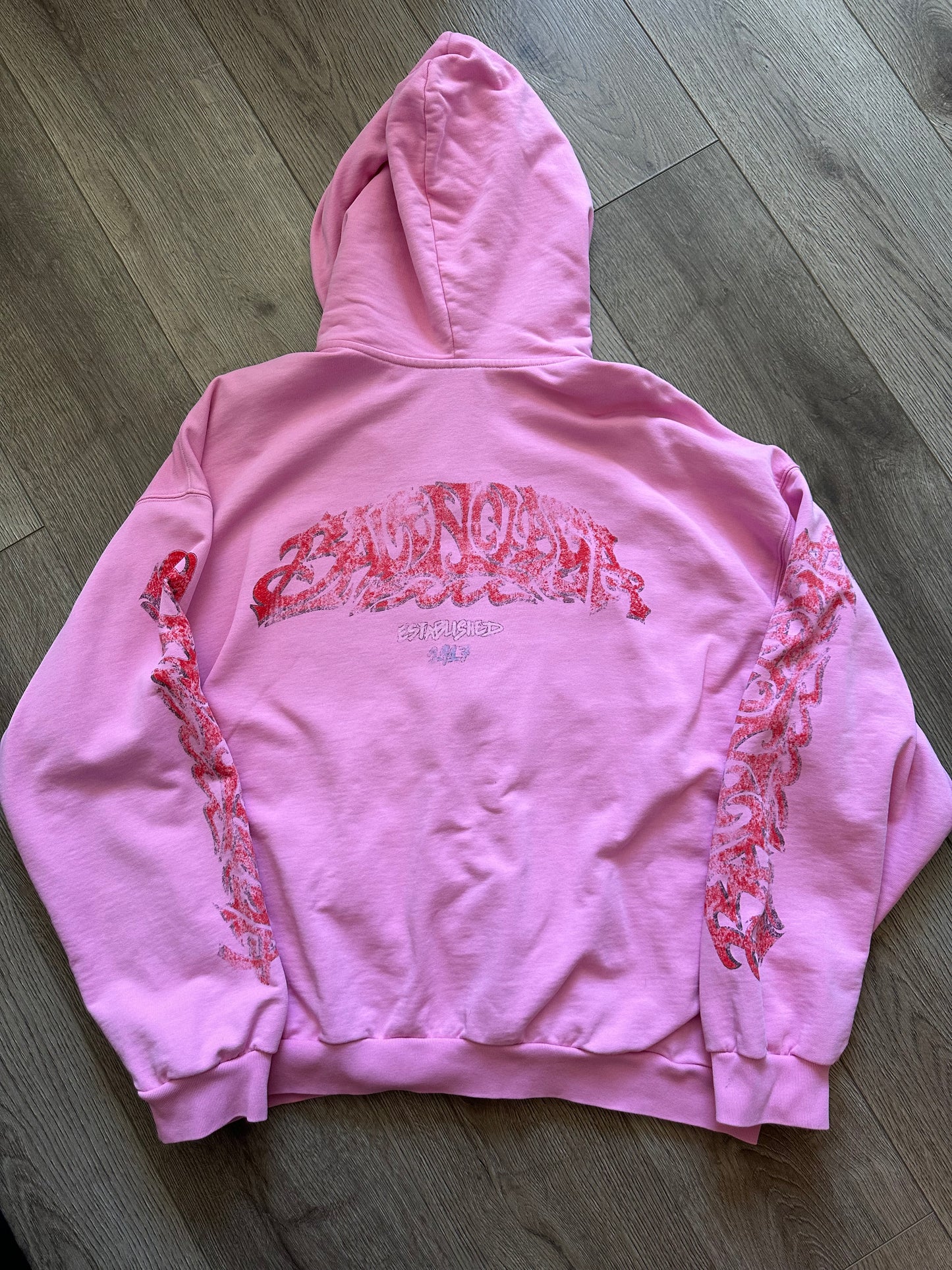 Balenciaga Pink Offshore Zip Up