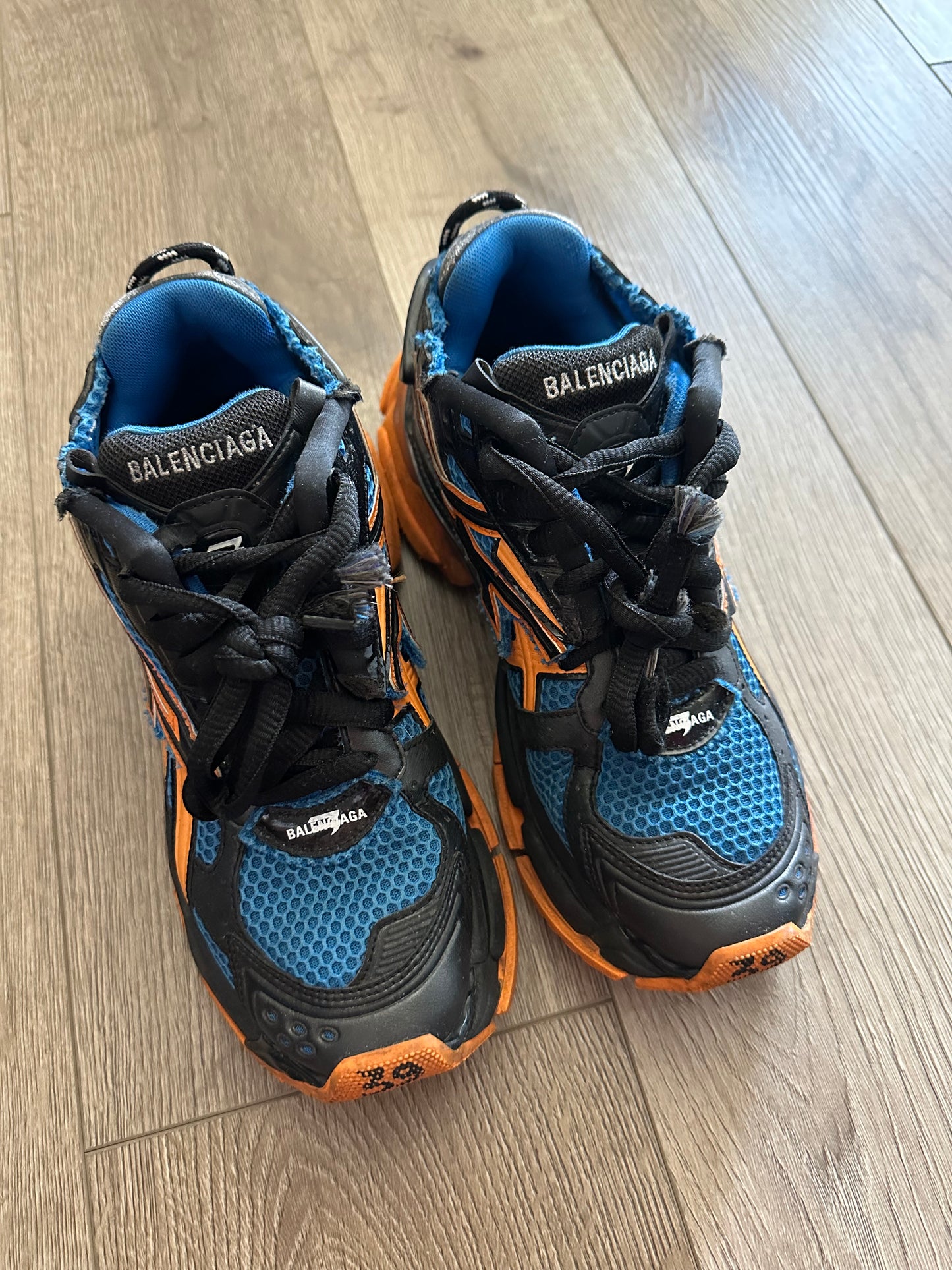 Balenciaga Orange Blue Runners