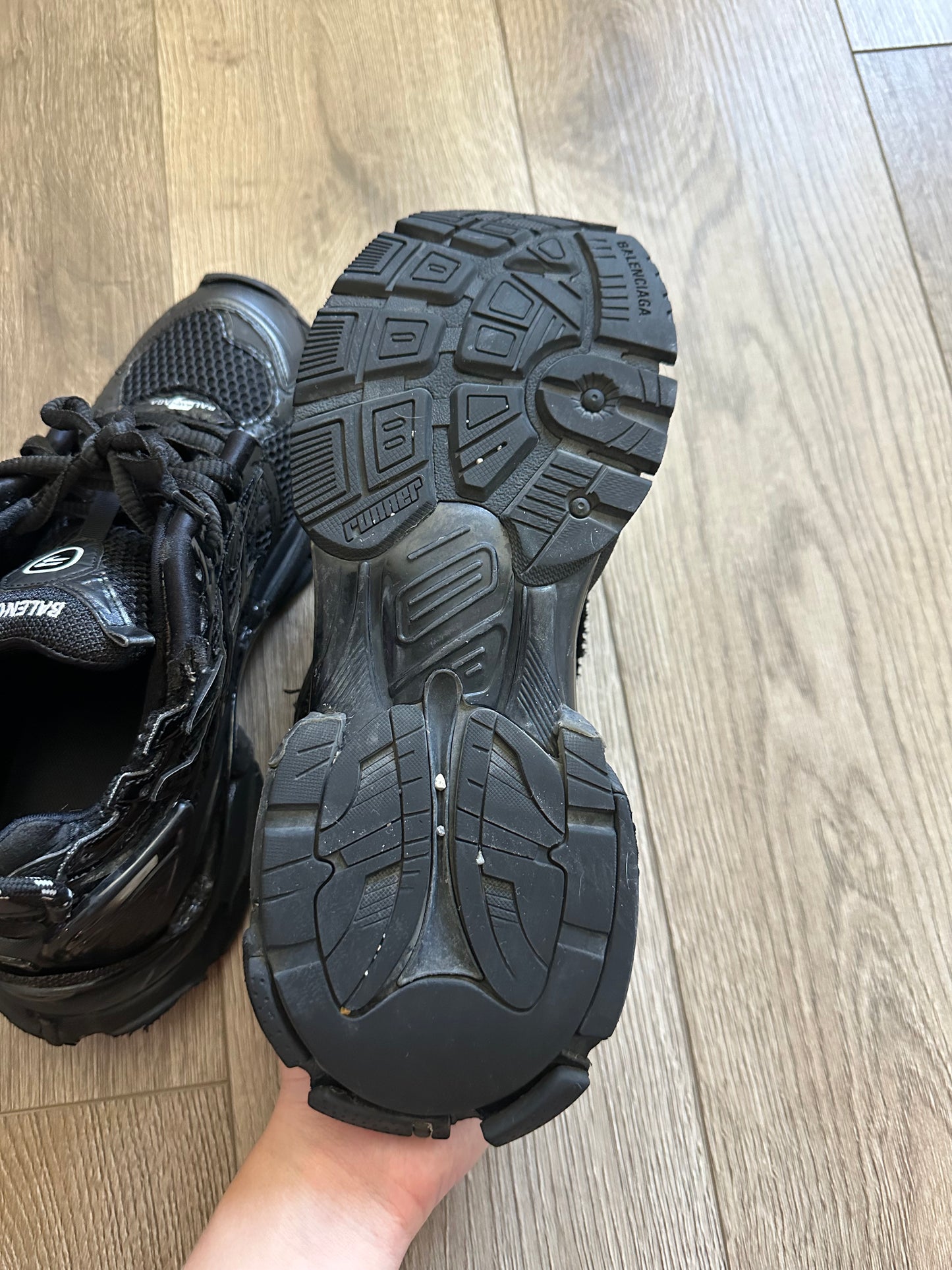 Balenciaga Black Runners