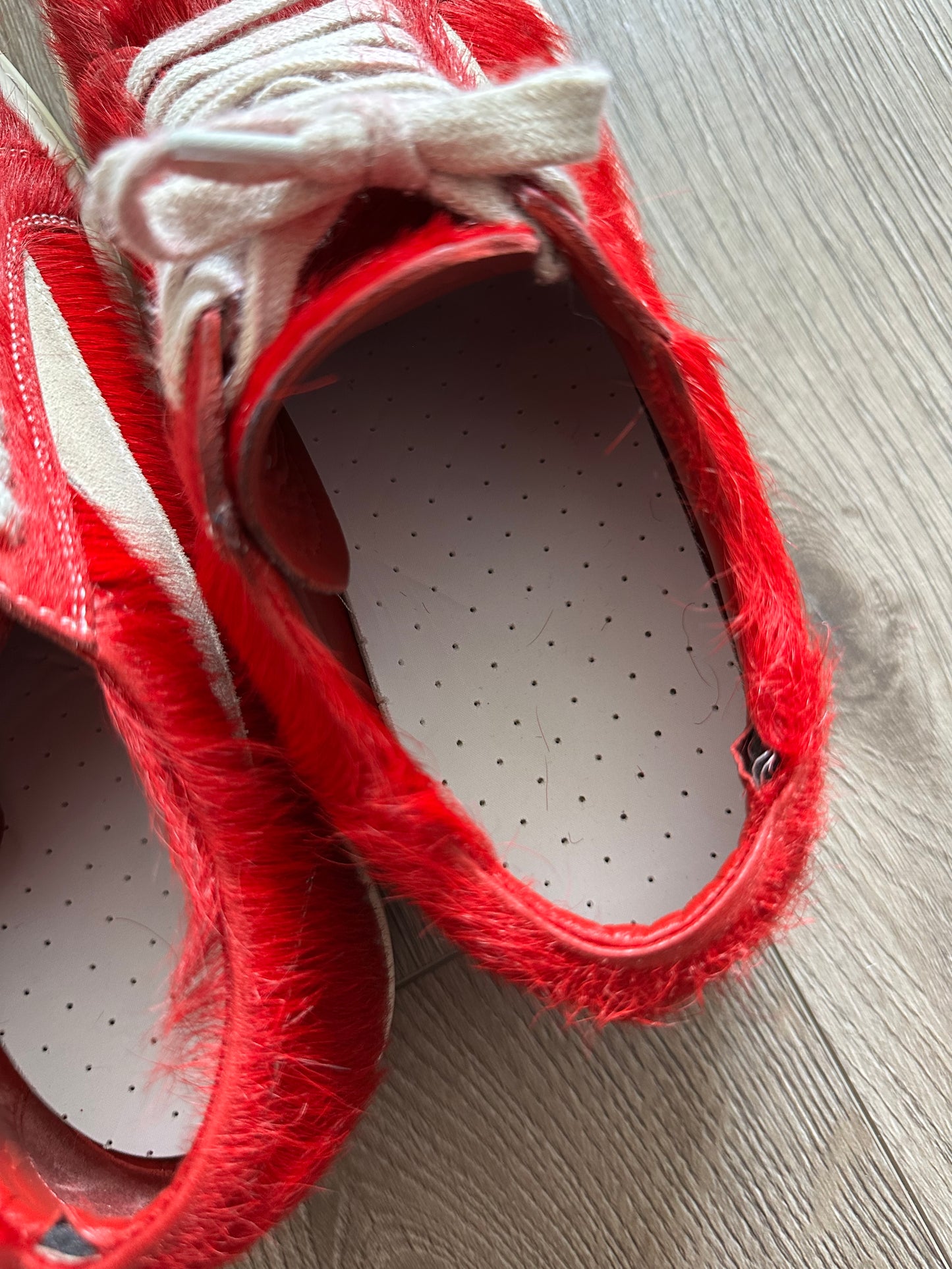 Rick Owens Pelliccia Vintage Low Cardinal Red