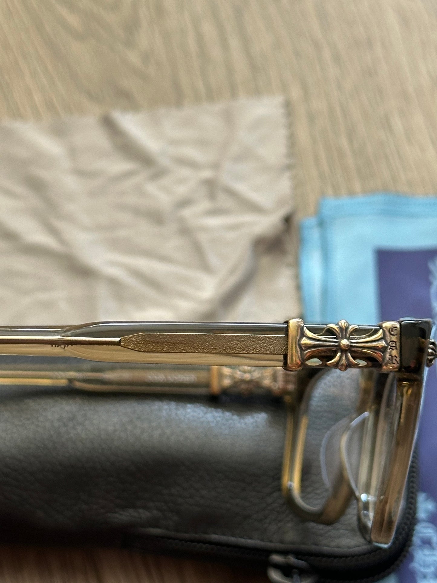 Chrome Hearts Cox Ucker Army Lens Sterling Silver 52-19-153