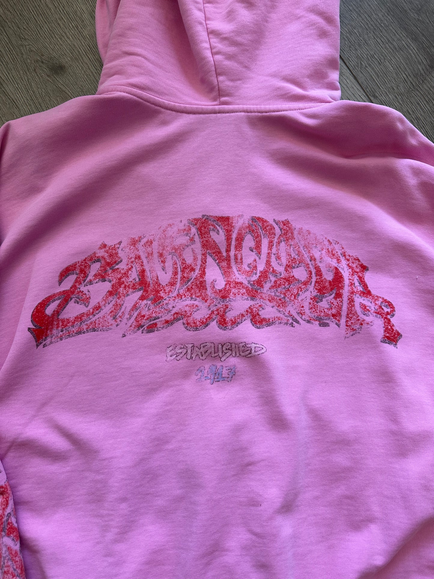 Balenciaga Pink Offshore Zip Up