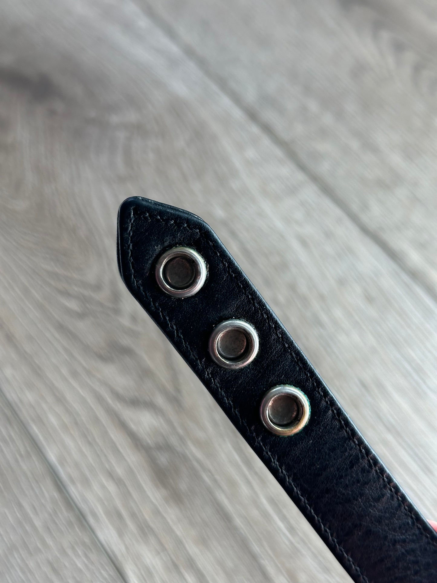 Chrome Hearts Leather Snap Bracelet