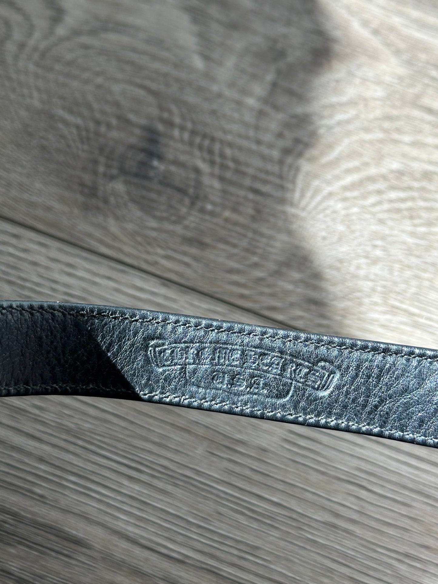 Chrome Hearts Leather Snap Bracelet
